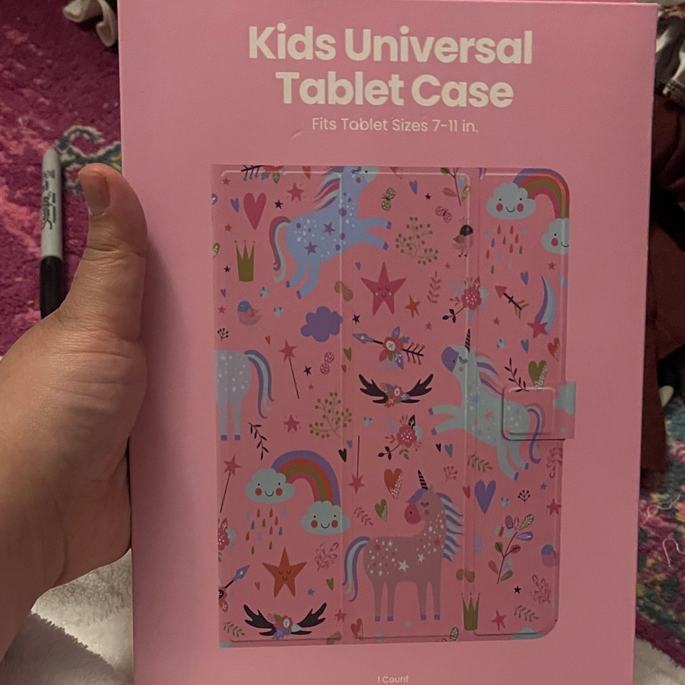 Colorful Unicorn Tablet Case for Kids (universal)